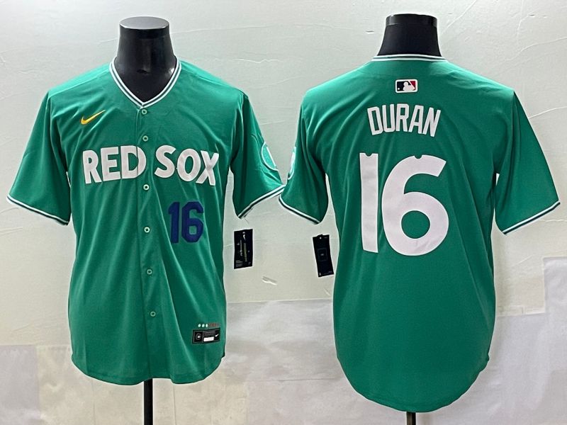 Men Boston Red Sox #16 Duran Green Joint Name Nike 2025 MLB Jersey style 42